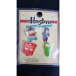 Mr Potatohead Glowworm Transformers Monopoly Funko POP! Hasbro Enamel Metal Pins